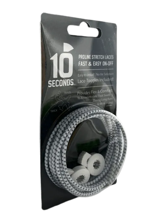 10 Seconds Proline Stretch Easy On-Off  Laces (1 pair)