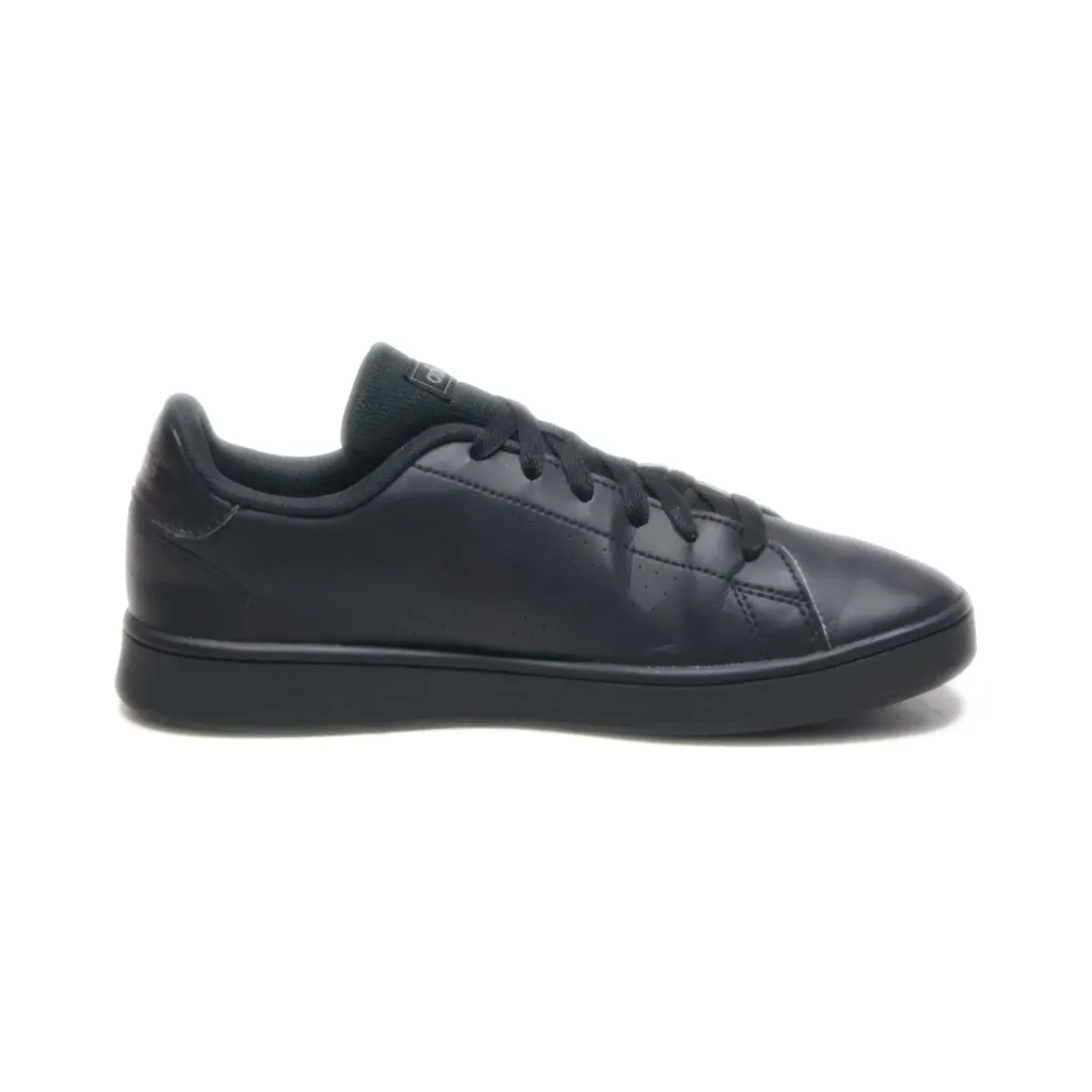 Adidas Advantage C Sneakers Leather Black Colour For Kids