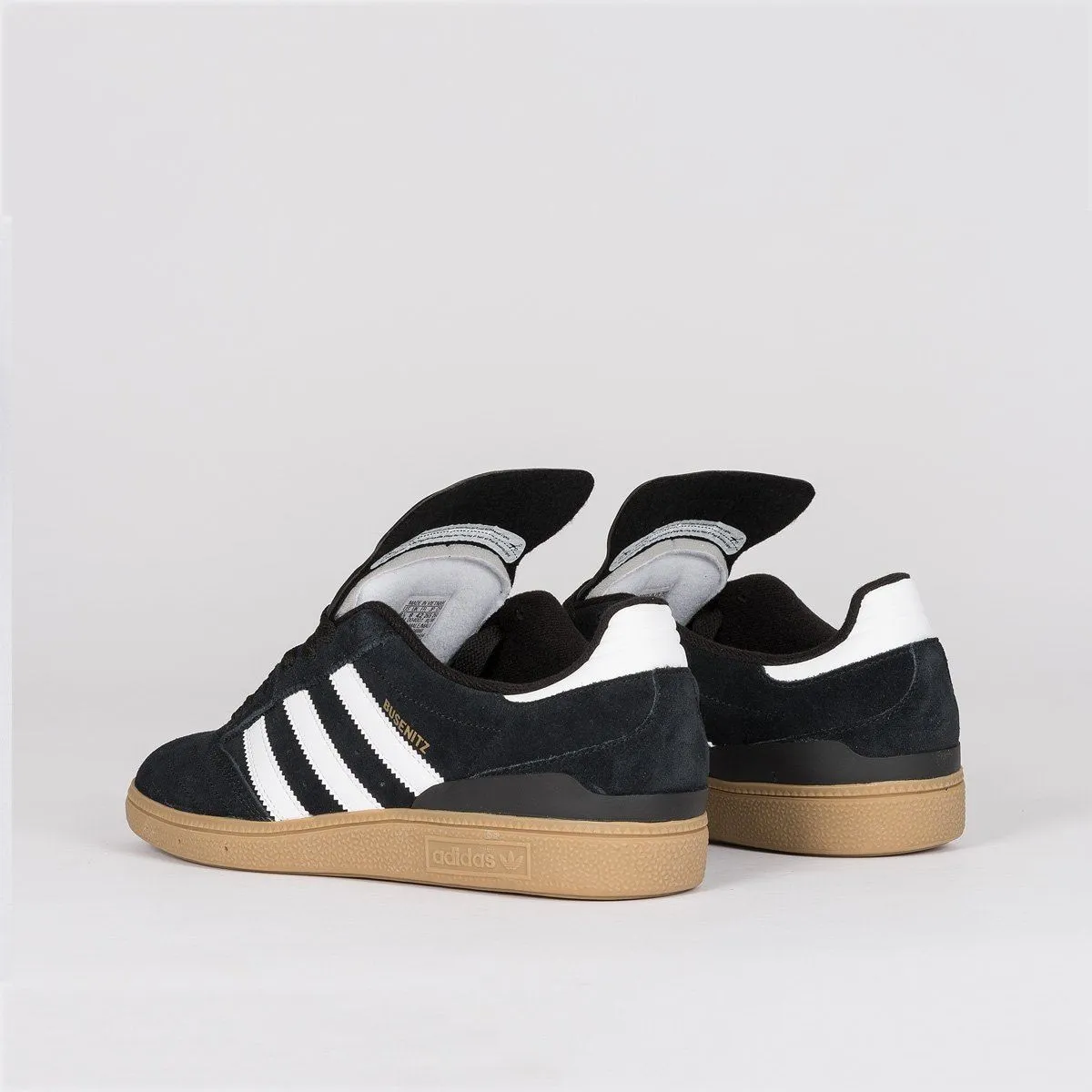 adidas Busenitz Pro Shoes - Black 1/Running White Footwear/Metallic Gold