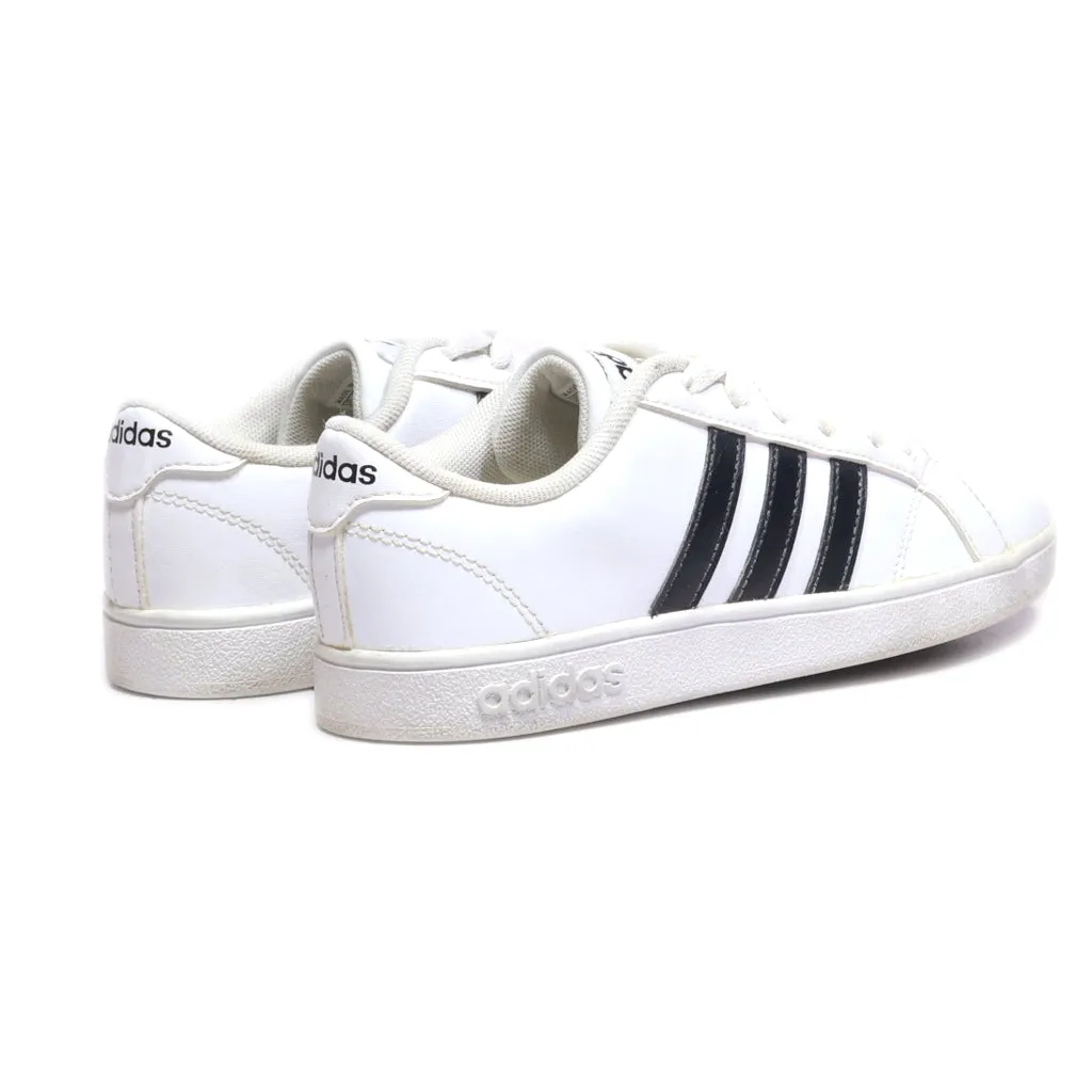 Adidas Cloudfoam Neosense Sneakers Leather White Colour For Kids