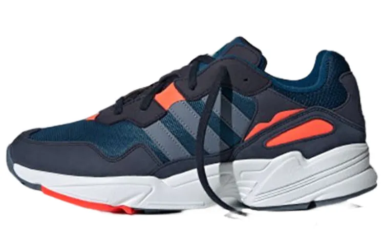 Adidas Originals Yung-96 Chunky Unisex Sneakers, Navy/Orange/White