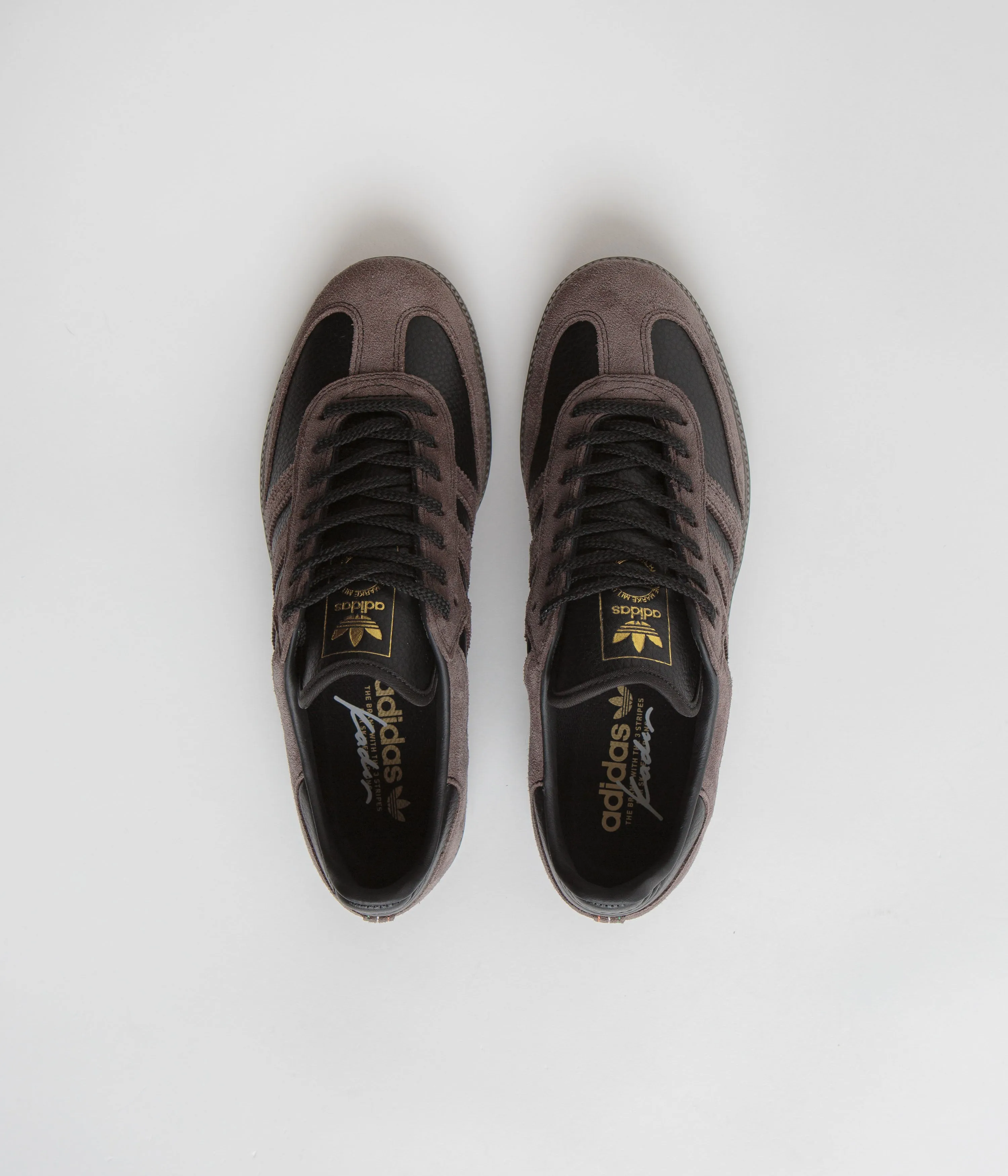 Adidas x Kader Samba ADV Shoes - Core Black / Brown / Gum5