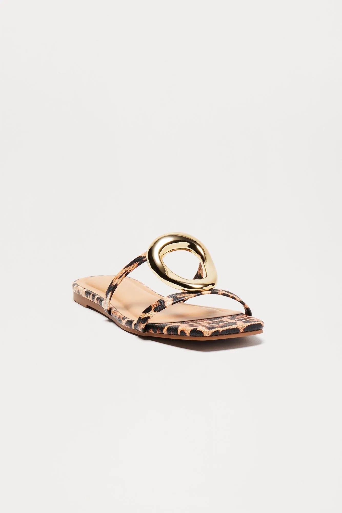 Amaia Hardware Sandals - Leopard