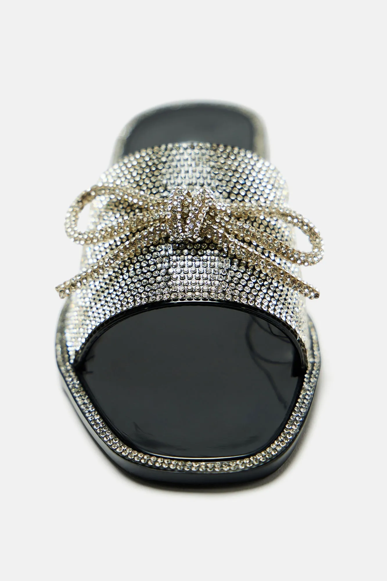 Amozae-Always Sweet Embellished Sandals - Black