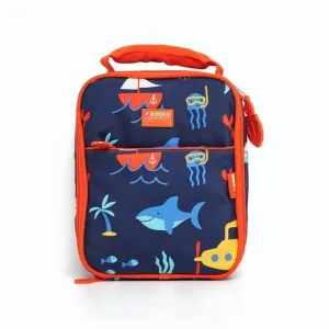 Bento Cooler Bag with Pocket - Anchors Away