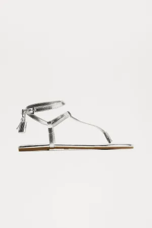 Beyond Me Sandals - Silver