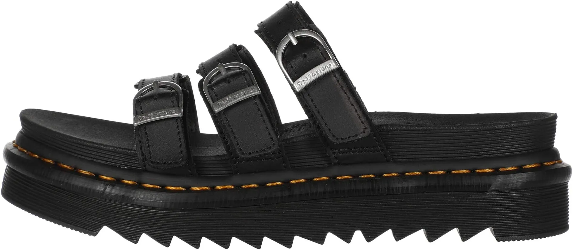 Blaire Slide Dr. Flat Sandals Martens, black