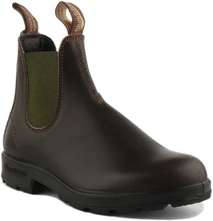 Blundstone 519 In Brown Olive For Unisex