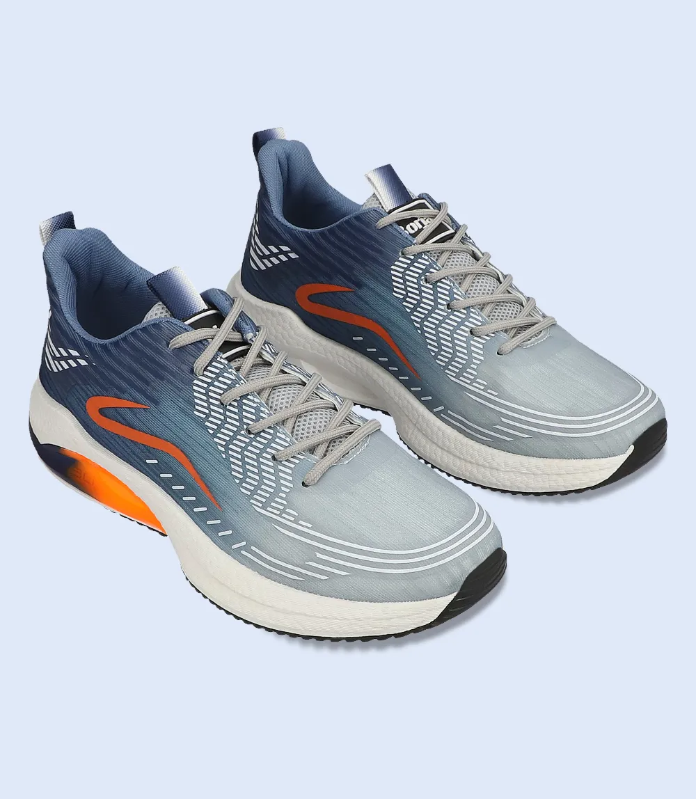 BM6274-BLUE/GREY-Men Sneaker