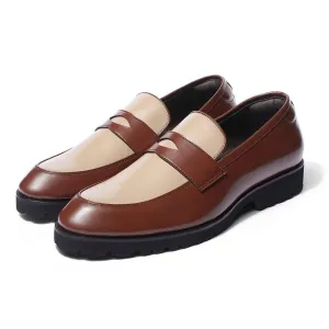 Brune - Featherlite Tan Penny Loafers