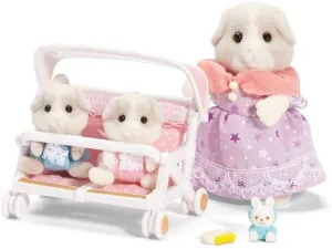 Calico Critters Double Stroller Set