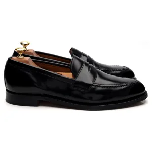 'Cannon' Black Leather Loafer UK 8.5 F