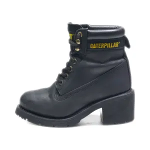 Cat Ankle Boots Leather Black Colour For Women