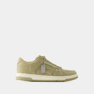 Chunky Skel Top Low Sneakers - Amiri - Leather - Green