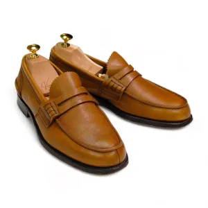 Church's - Tan Grained Pembrey Penny Loafers UK 8,5 / EU 42,5