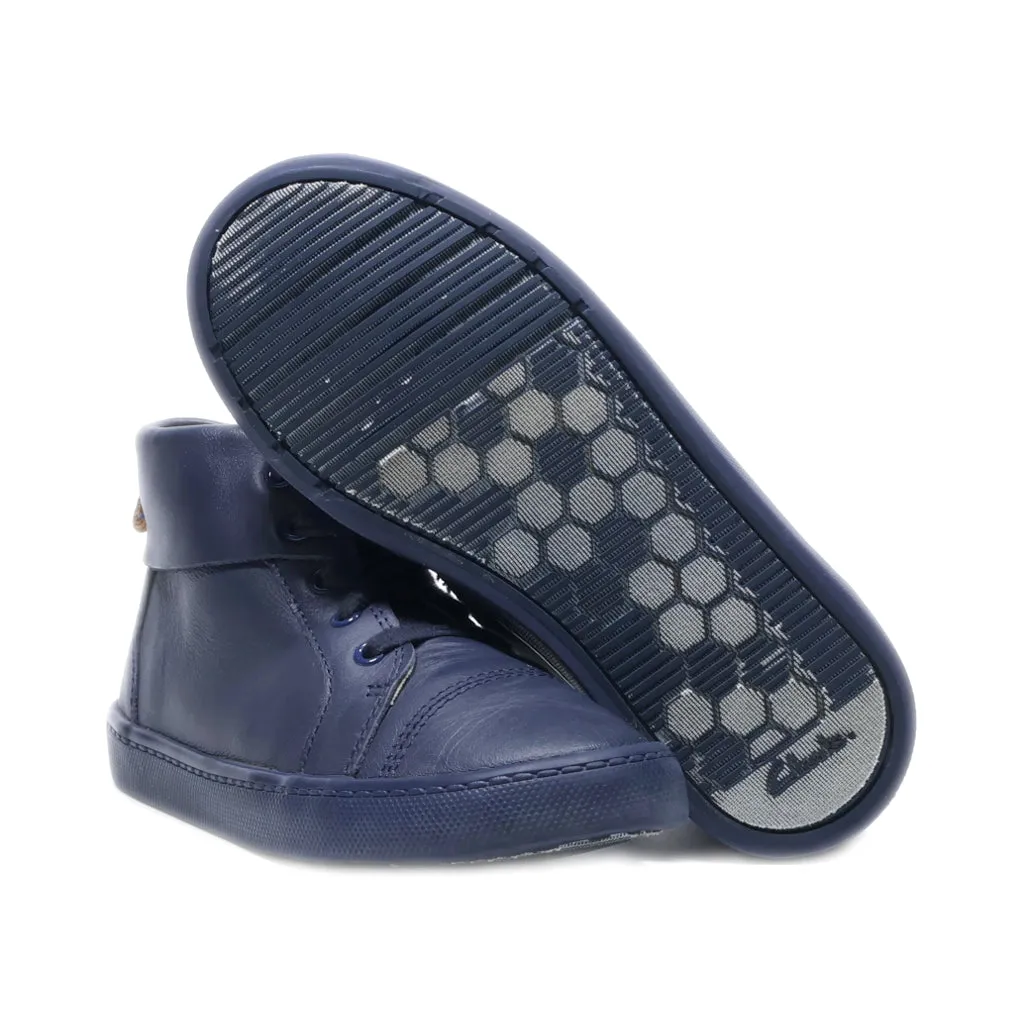 Clarks Ankle Boots Leather Blue Colour For Kids