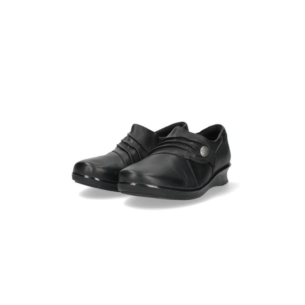 Clarks Collection By Hope Roxanne Formal Loafers Leather Black Colour For Women