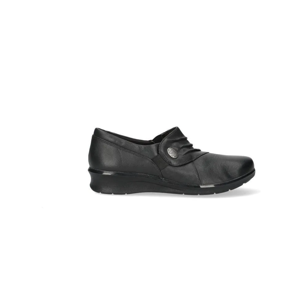 Clarks Collection By Hope Roxanne Formal Loafers Leather Black Colour For Women