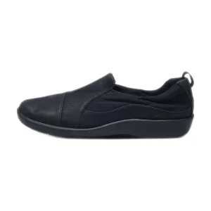 Clarks Loafers Leather Black Colour For Women