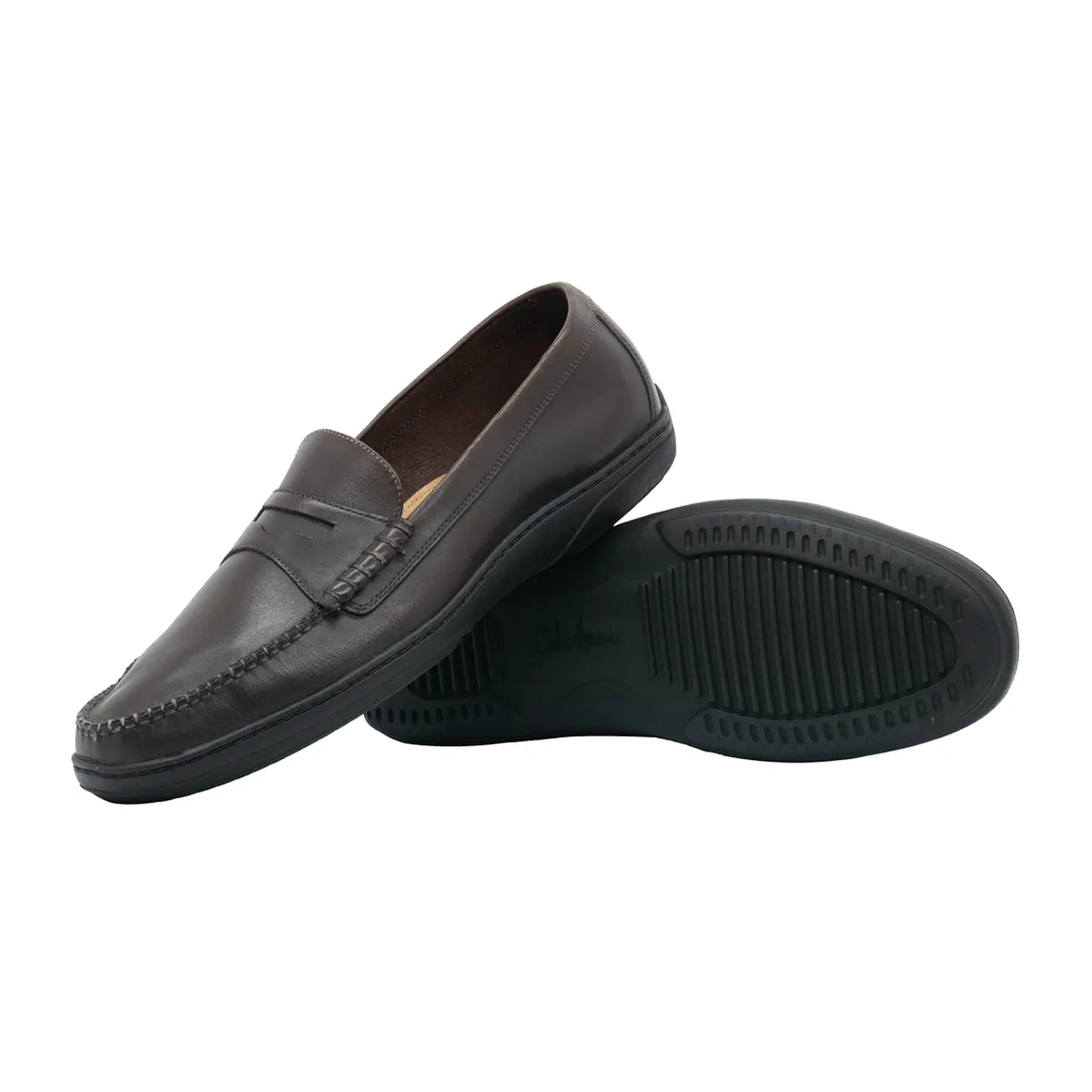 Cole Haan Slipon Loafers Leather Brown Colour For Men