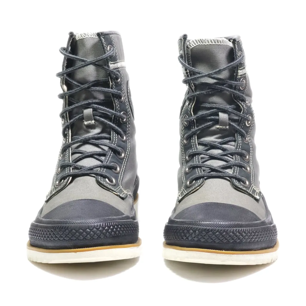 Converse Ankle Boots Canvas Grey Colour For Men