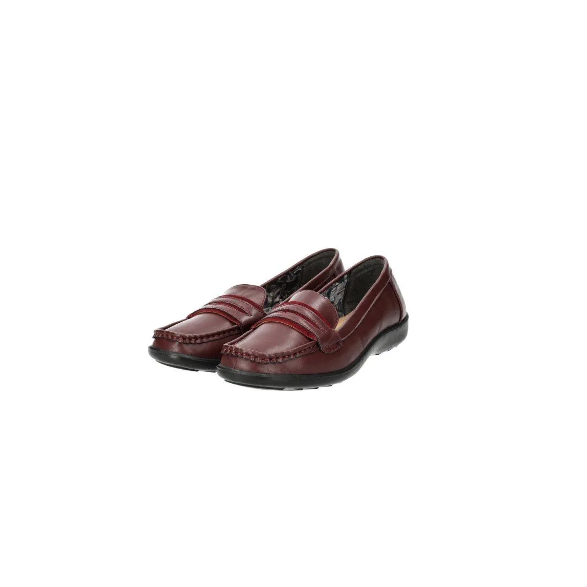 Cotton Traders Casual Loafers Casual Burgundy Colour For Women