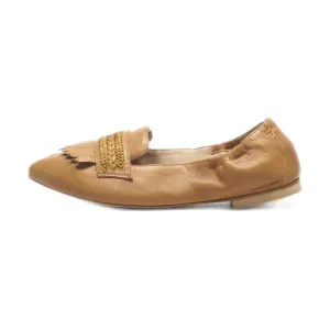 Cox Loafers Leather Brown Colour For Women