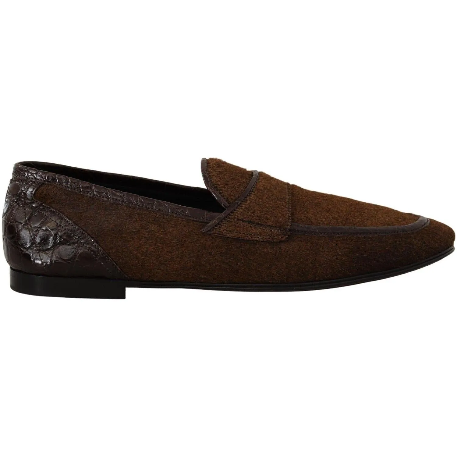 Dolce & Gabbana Exquisite Exotic Leather Loafers