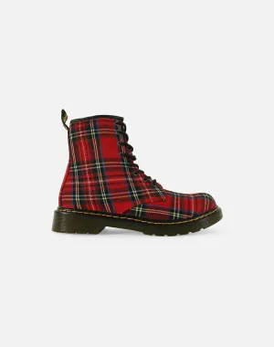 Dr. Martens 1460 STEWART TARTAN PLAID BOOTS GRADE-SCHOOL