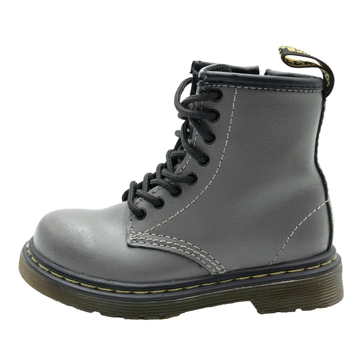 Dr. Martens Ankle Boots Leather Grey Colour For Kids