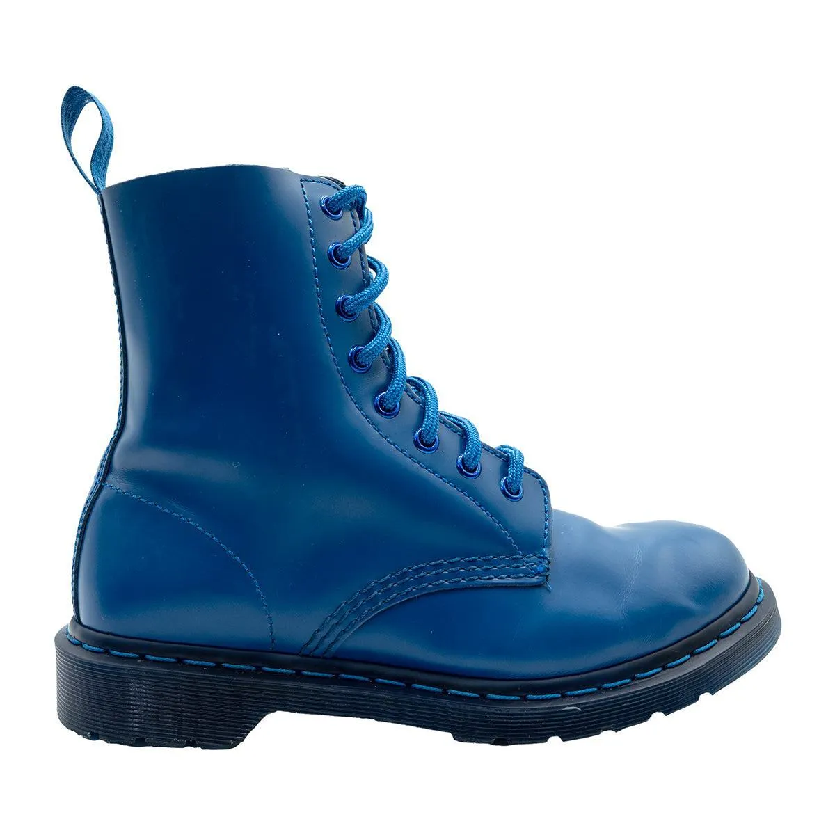 Dr. Martens Pascal Mono Ankle Boots Leather Blue Colour For Men