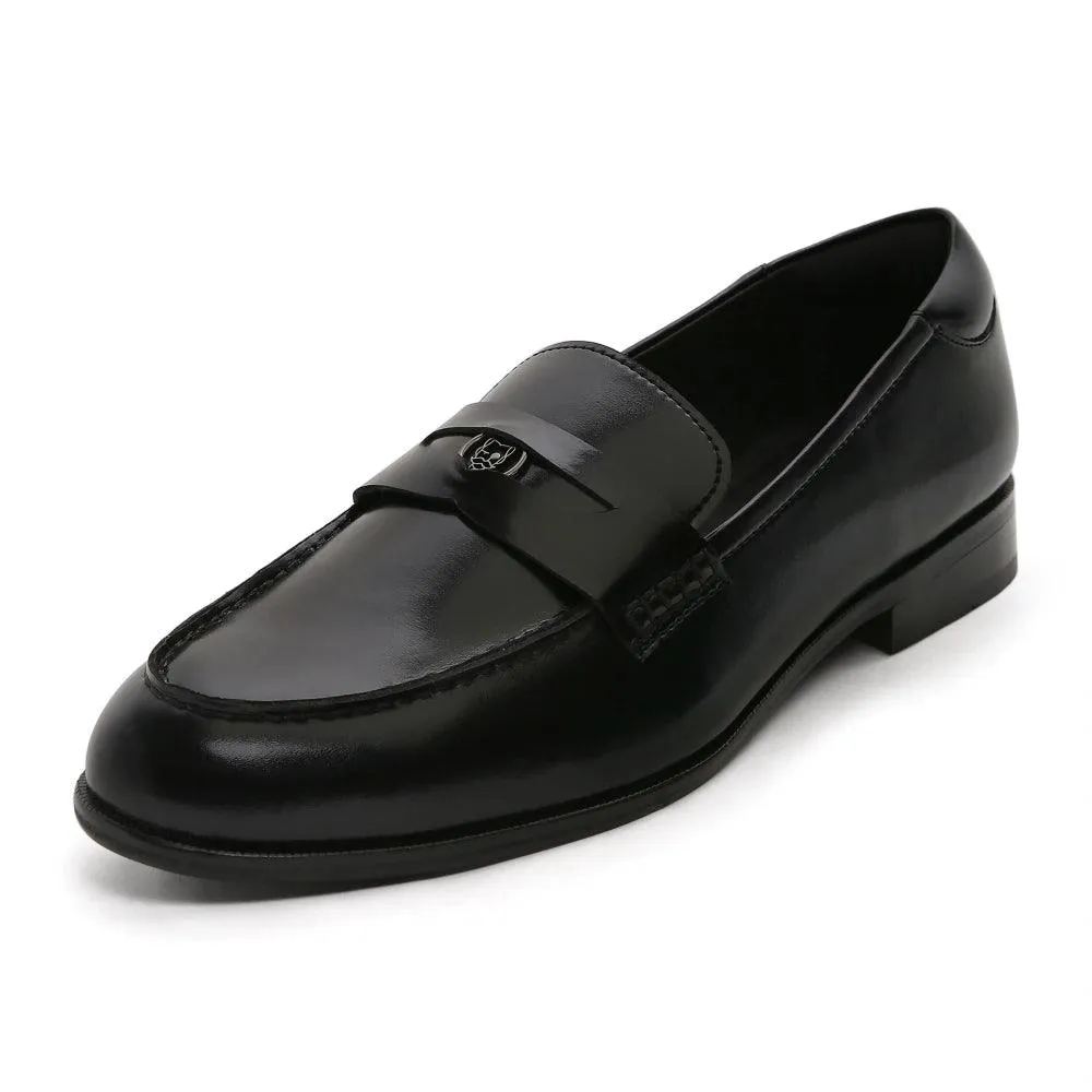 Elbono- Black Penny Slip On