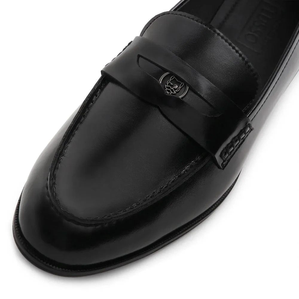 Elbono- Black Penny Slip On