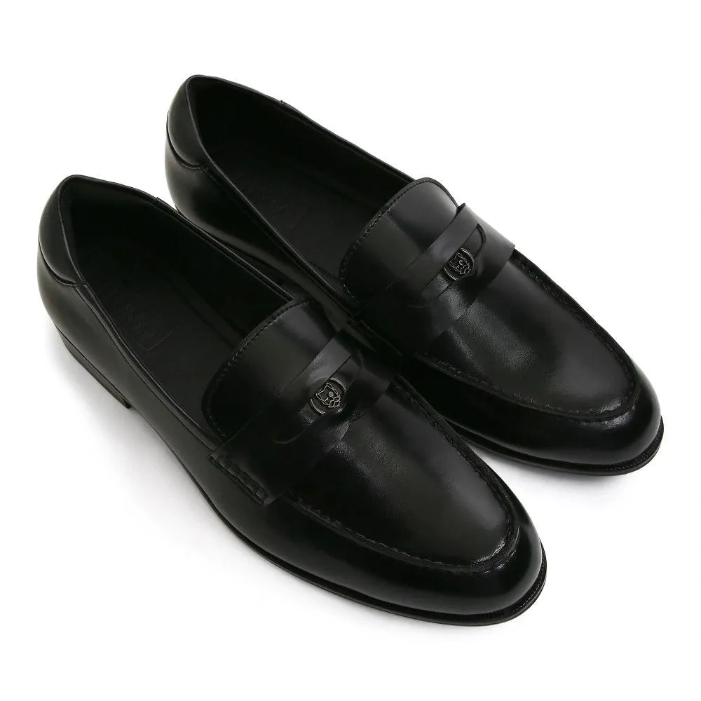 Elbono- Black Penny Slip On