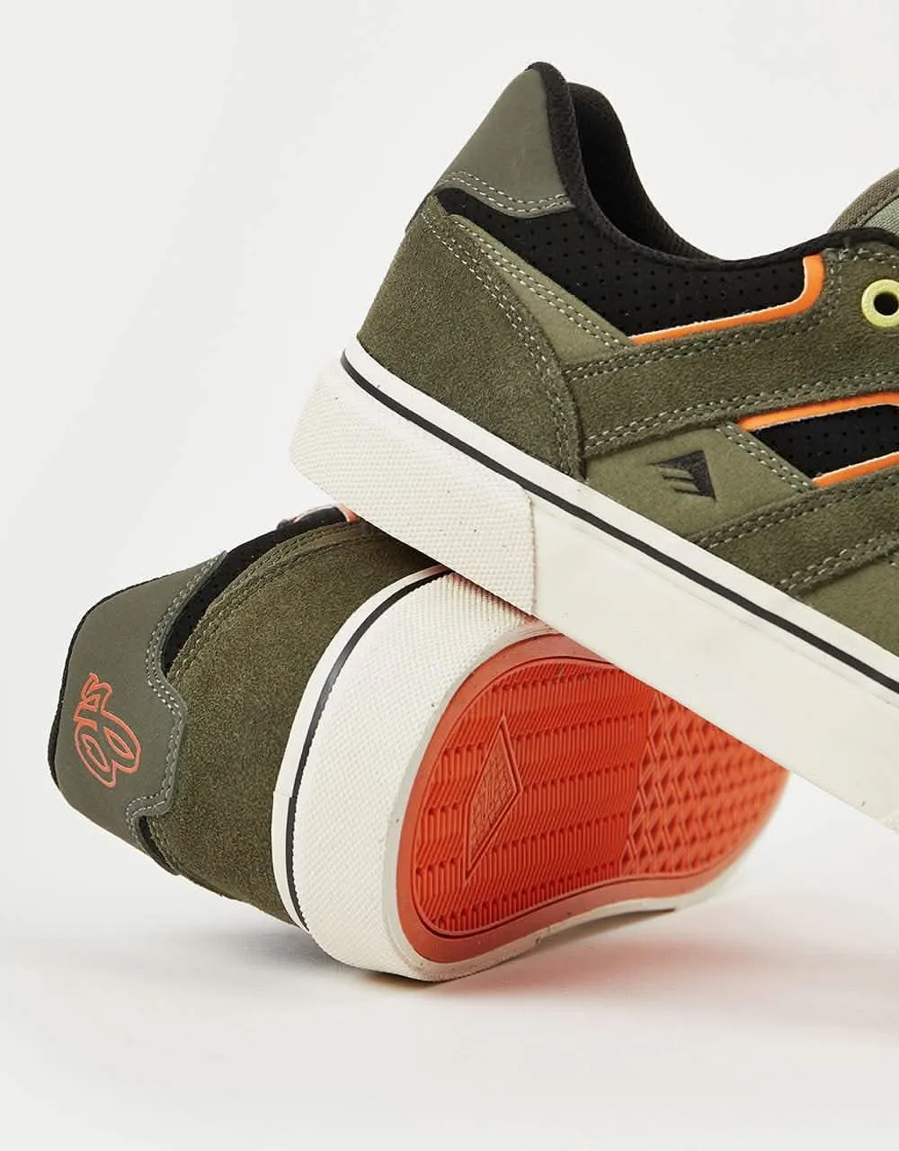 Emerica x OJ Tilt G6 Vulc Skate Shoes - Olive