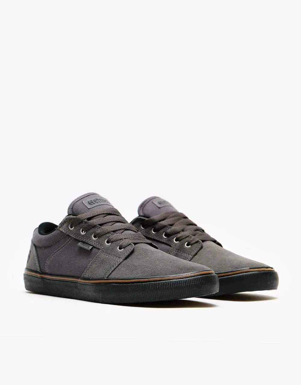 Etnies Barge LS Skate Shoes - Dark Grey/Black/Gum