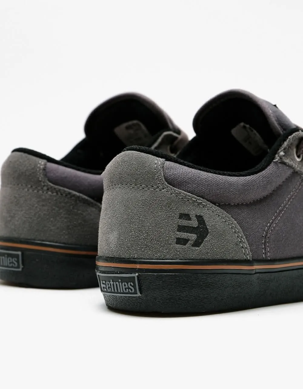 Etnies Barge LS Skate Shoes - Dark Grey/Black/Gum