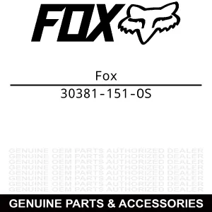 Fox Racing 30381-151-OS Instinct Boot Left Cuff Replacement Spare Parts Off-Road Black