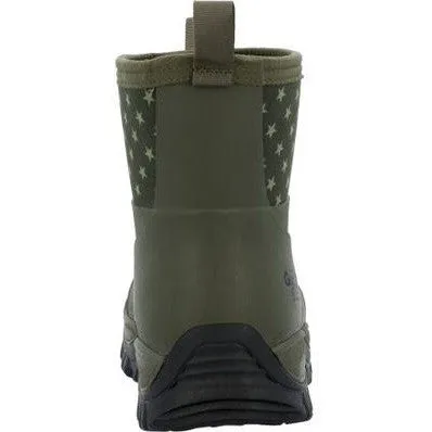 Georgia Men's GBR 8" WP Mid Rubber Work Boot - Dark Green - GB00631