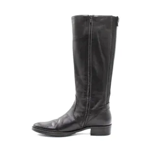 Geox D Mendi High Boots Leather Black Colour For Women