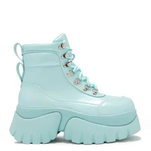 Gooey Baby Blue Platform Boots