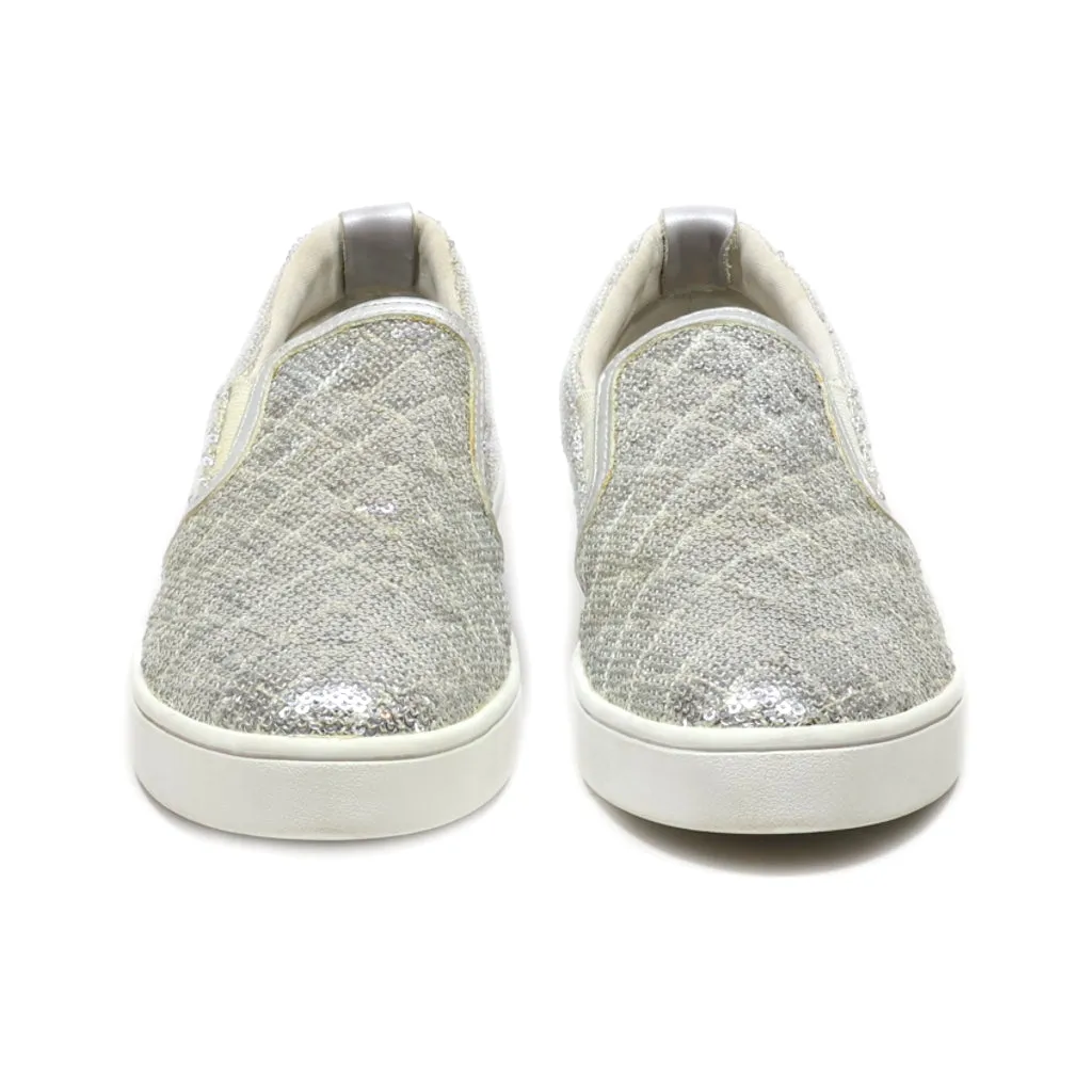 Guess Low-Top Sneakers Fabric Silver Colour For Women