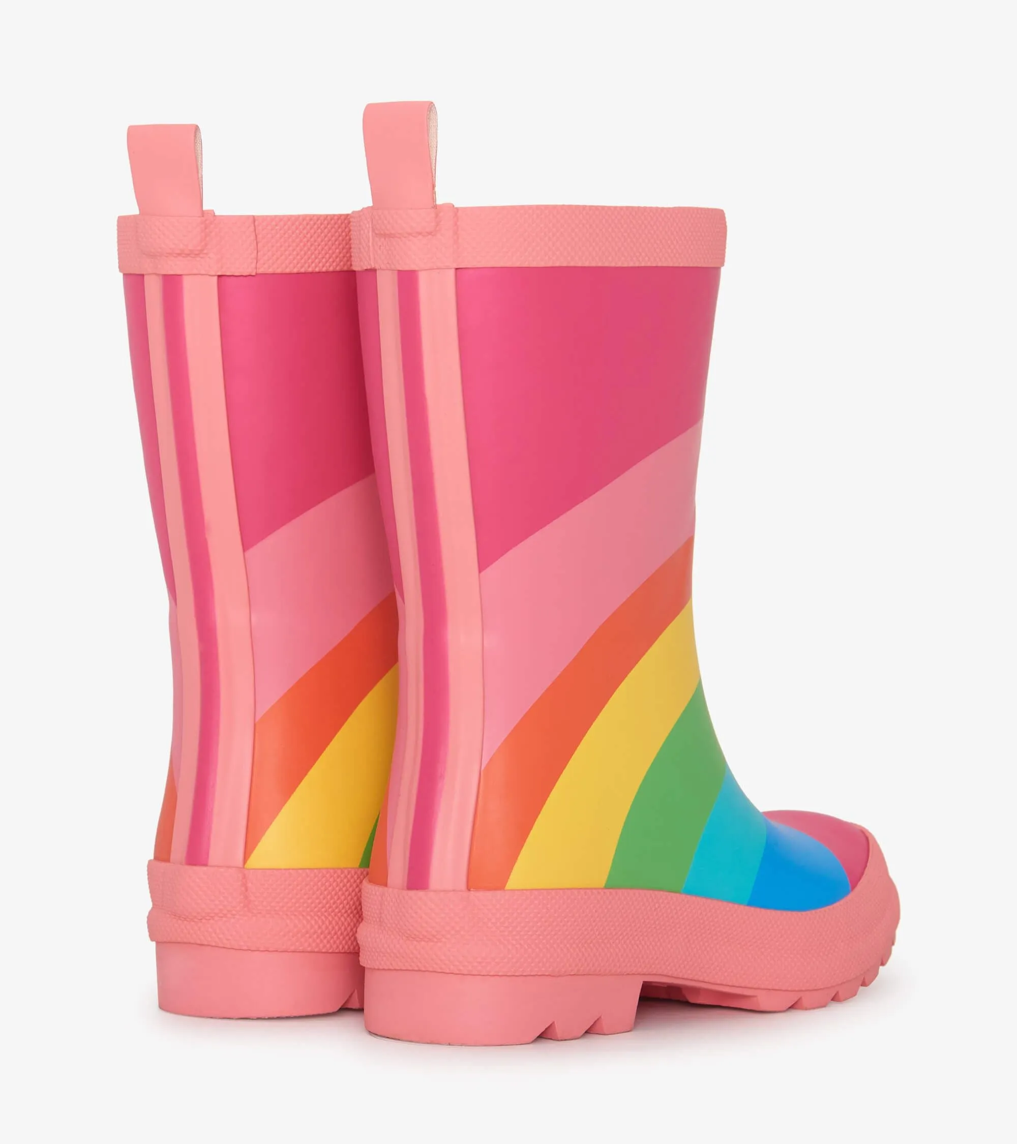 Hatley Matte Rain Boots - Rainbow Fuschia