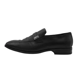 Hugo Boss Boss By Formal Slip Ons Leather Black Colour For Men