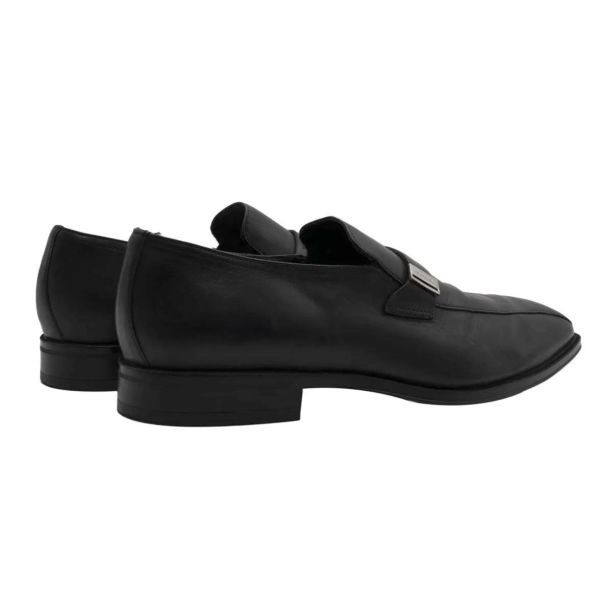 Hugo Boss Boss By Formal Slip Ons Leather Black Colour For Men