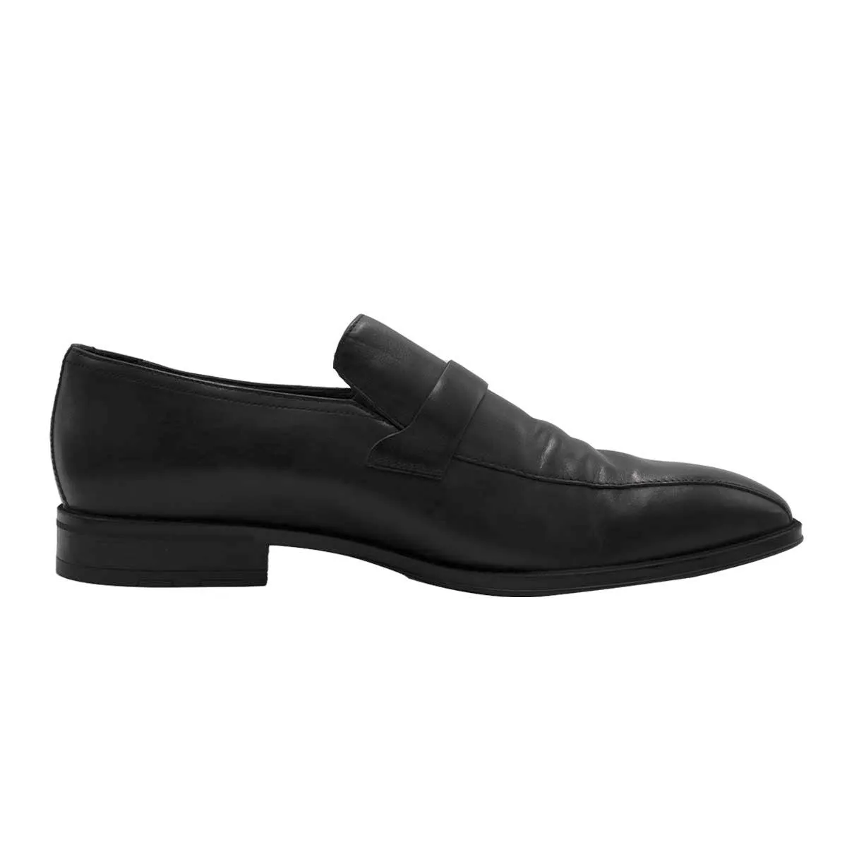 Hugo Boss Boss By Formal Slip Ons Leather Black Colour For Men