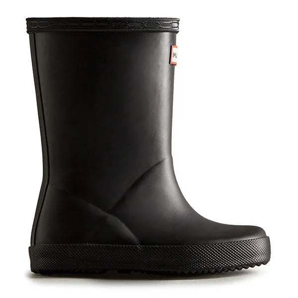 Hunter Kids Original First Classic Black Rain Boots