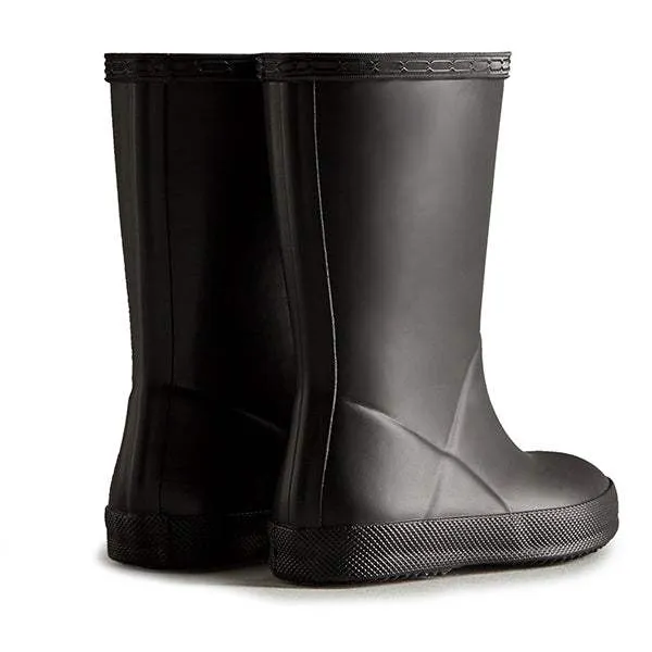 Hunter Kids Original First Classic Black Rain Boots