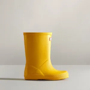 Hunter Yellow Original Kids First Classic Rain Boot