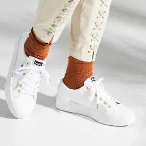 Jump Kick Duo Leather - White